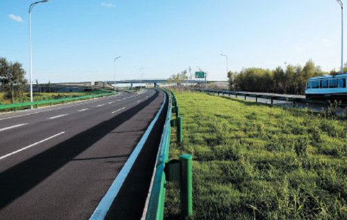 大庆机场高速公路绿化