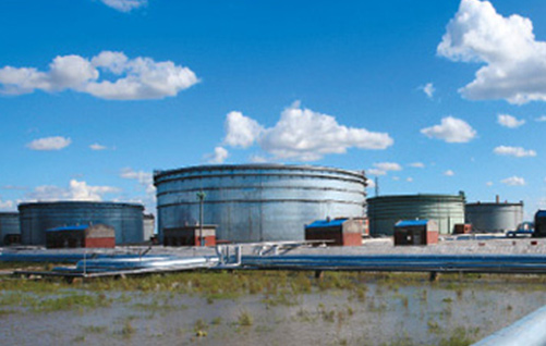 山东蓬莱安邦油港百万吨罐区